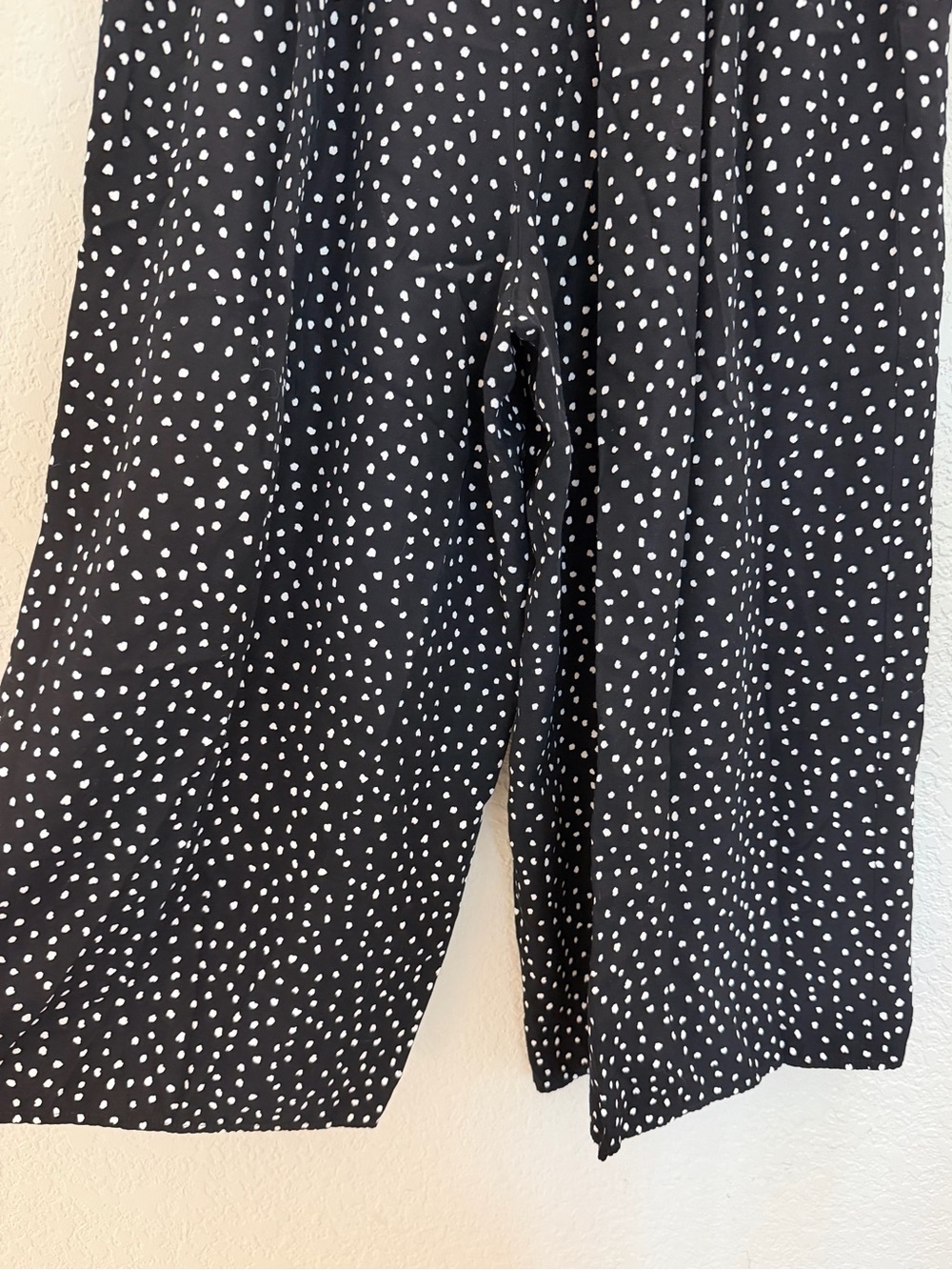 Express Black & White Polka Dot Wide Leg Pants | Size XS - Picture 5 of 6